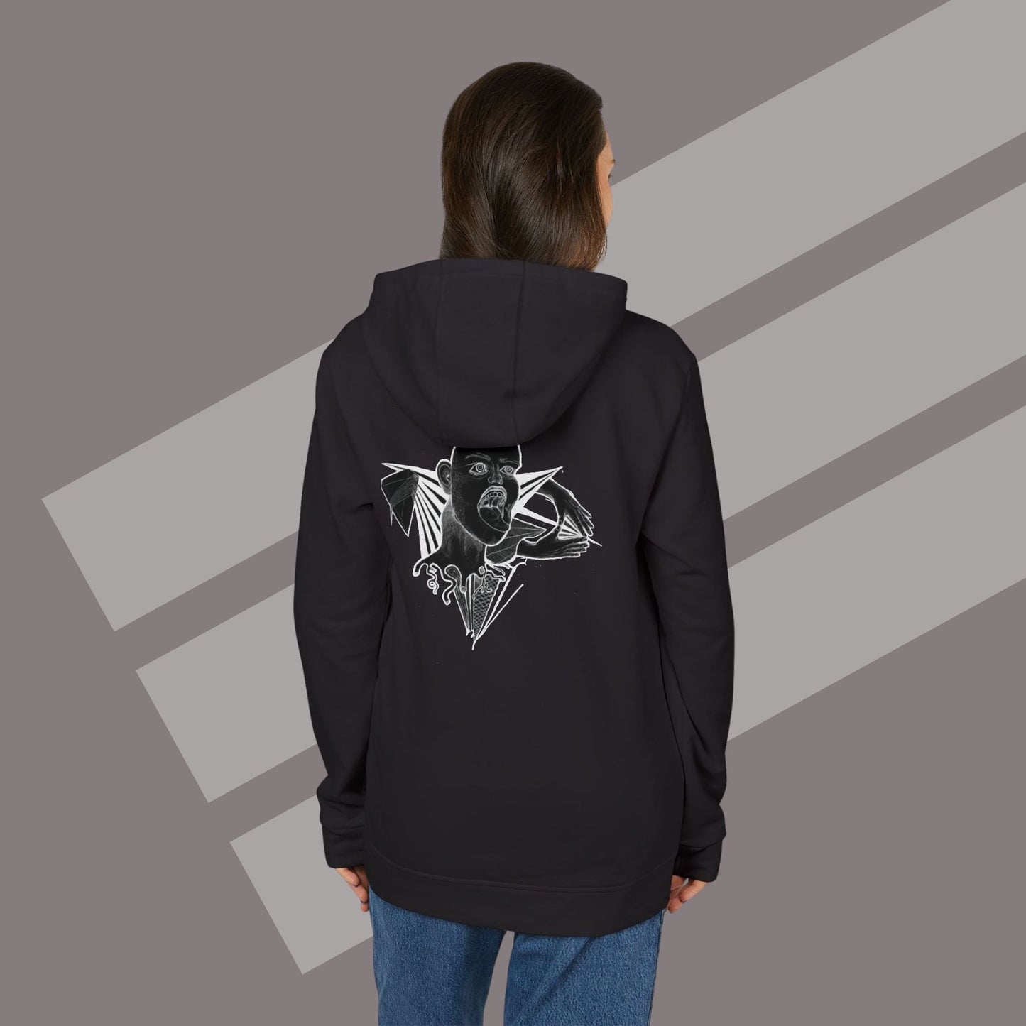 aWangArt powered by adidas® Mask Hoodie