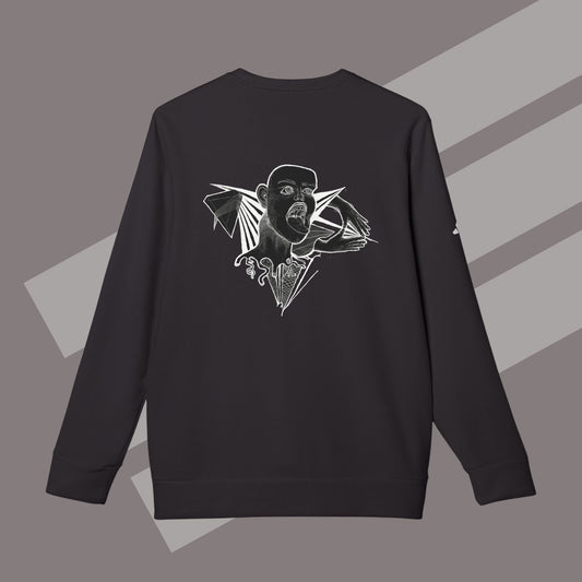 aWangArt powered by adidas® “Mask” Crewneck Sweatshirt