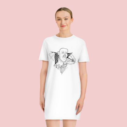 aWangArt: “Mask” T-Shirt Dress