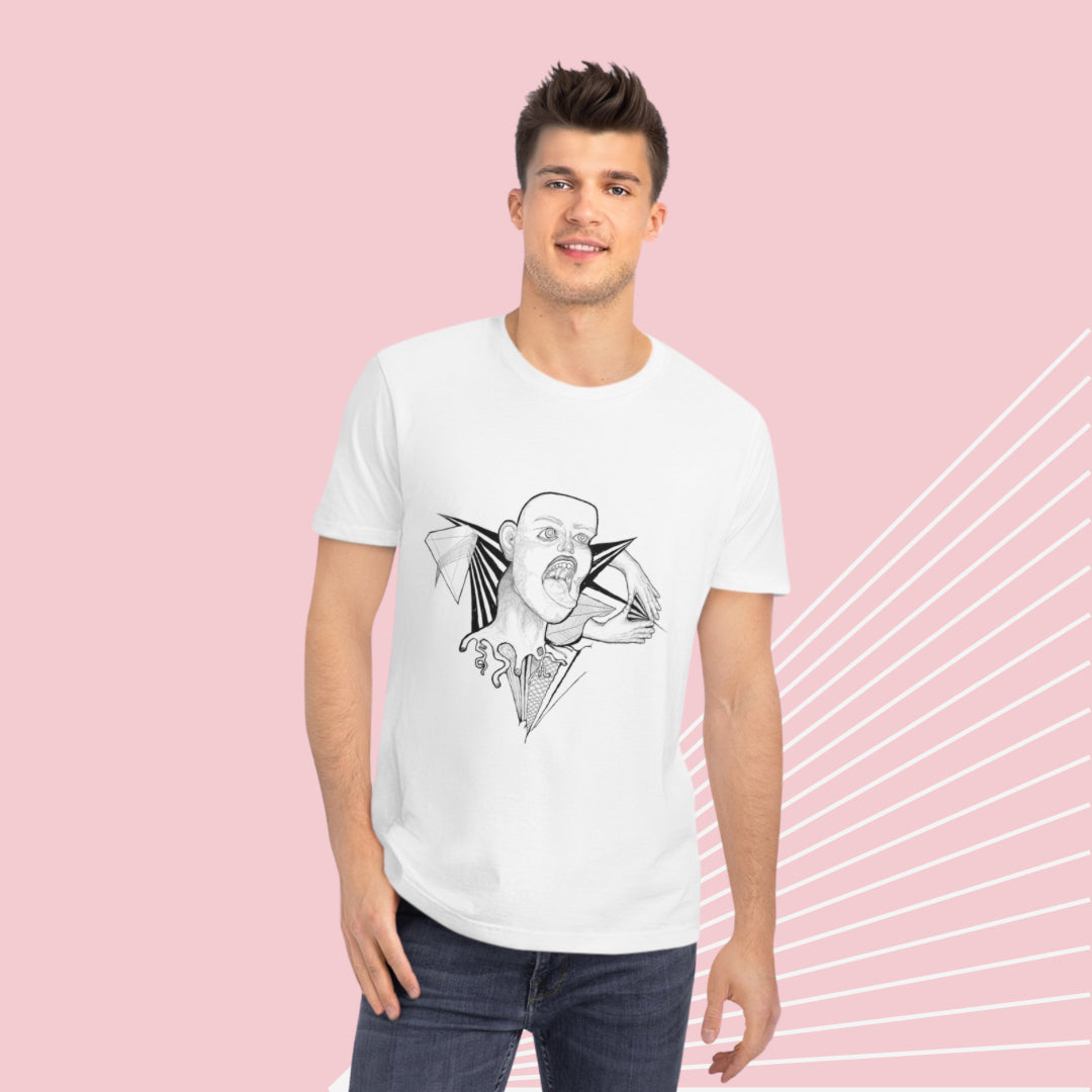 aWangArt: 'Mask' Abstract Art T-Shirt