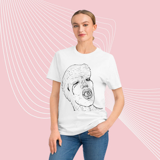 aWangArt: 'Eat It' Abstract Art T-Shirt